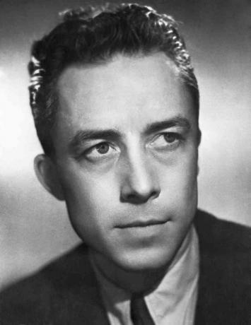 Autor vencedor do Prêmio Nobel Albert Camus