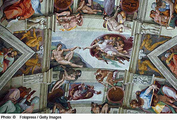 Teto da Capela Sistina - Michelangelo