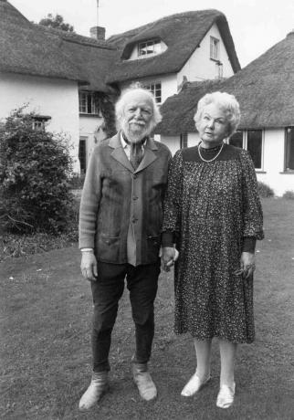 Sir William Golding e esposa Ann