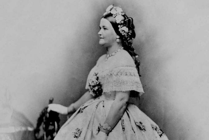 Retrato fotográfico de Mary Todd Lincoln