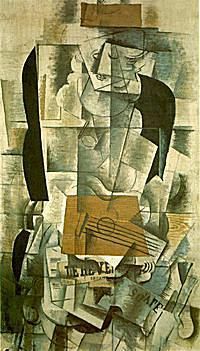 "Mulher com uma guitarra" - Georges Braque