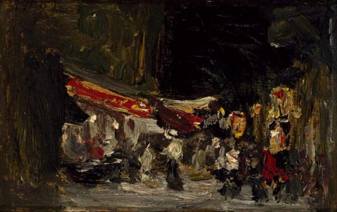 noite de robert henri no calçadão