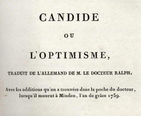 Candide by VOLTAIRE