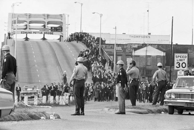 Outras manifestações seguiram a violência que ocorreu no domingo sangrento na ponte Edmund Pettus, em 7 de março de 1965.