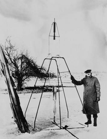 Dr. Robert H. Goddard e seus foguetes