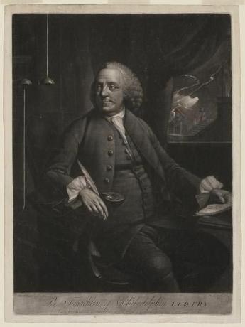 Benjamin Franklin da Filadélfia, 1763