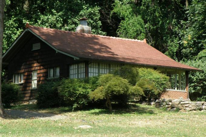 Craftsman Farms Cottage, propriedade de Gustav Stickley 1908-1917, em Morris Plains, Nova Jersey