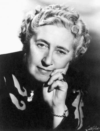 Retrato de Agatha Christie mais tarde na vida