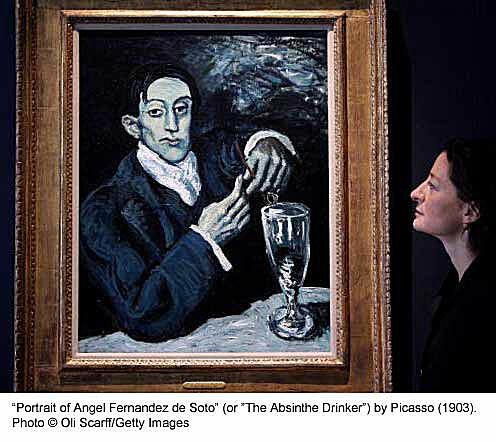 "O bebedor de absinto" - Picasso