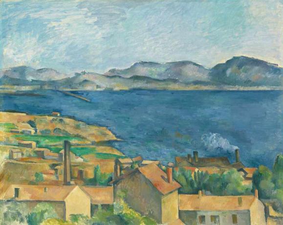 cézanne baía de marselha