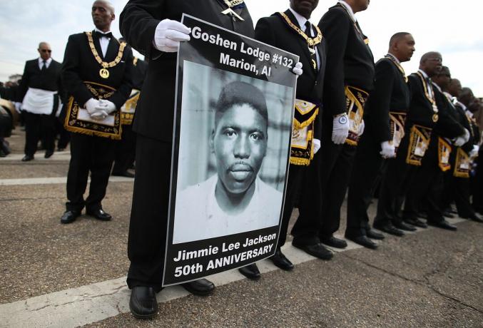 Jimmie Lee Jackson é lembrado de um evento comemorativo do Domingo Sangrento.