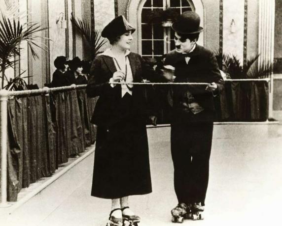 charlie chaplin a pista