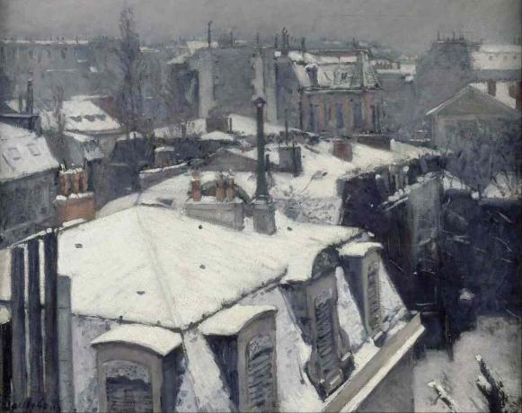 efeito neve gustave caillebotte