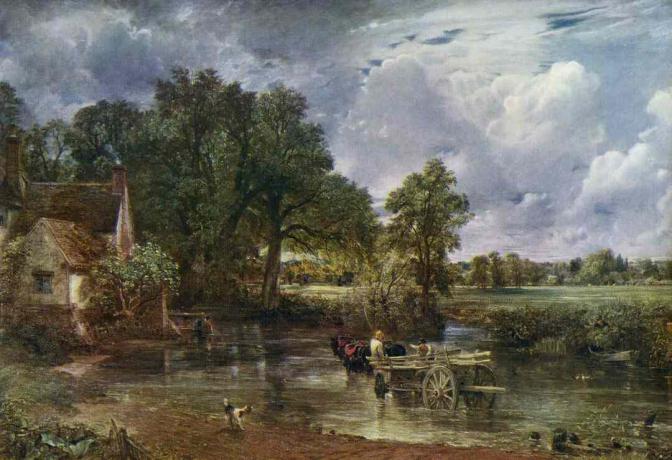 John Constable o feno Wain