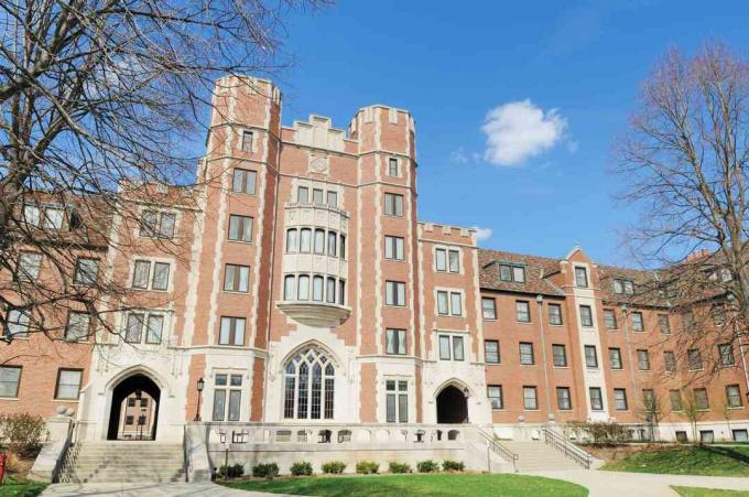 Arquitetura Clássica Cary Quadrangle Purdue University Student Dormitory Building