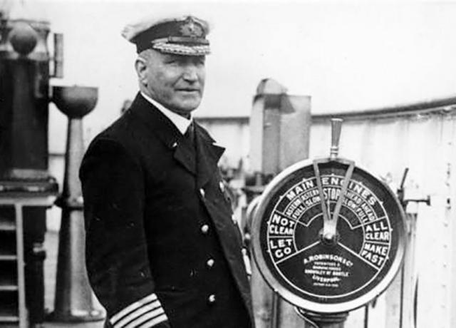 Retrato de William Thomas Turner em uniforme Cunard.