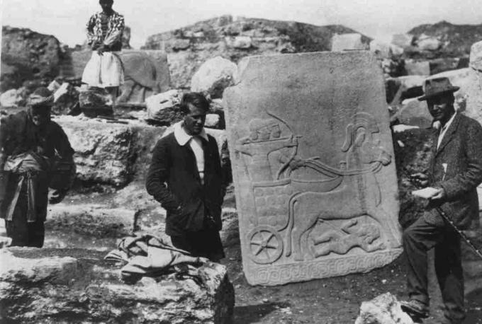 Woolley e Lawrence em Carchemish, 1913