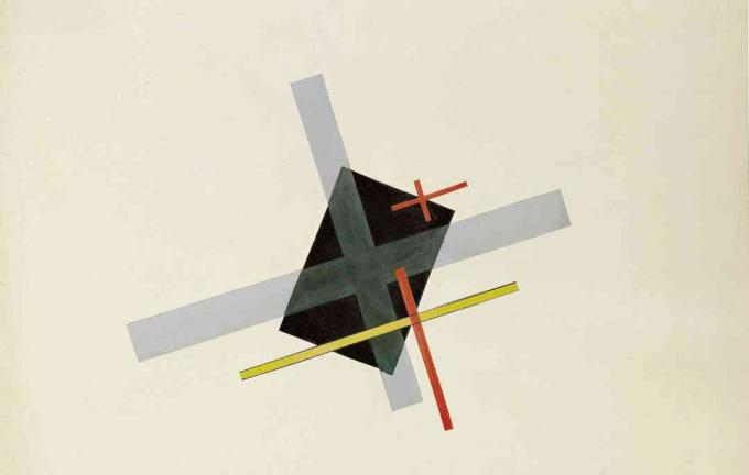 colagem de laszlo moholy-nagy com centro preto