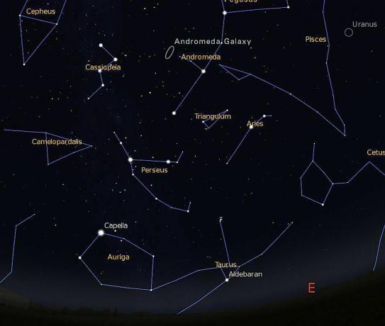 Carta de Perseu com Andrômeda