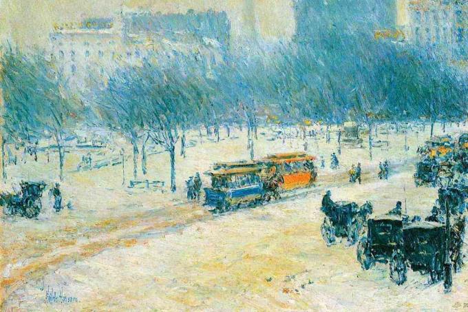 Inverno de Childe Hassam na Union Square