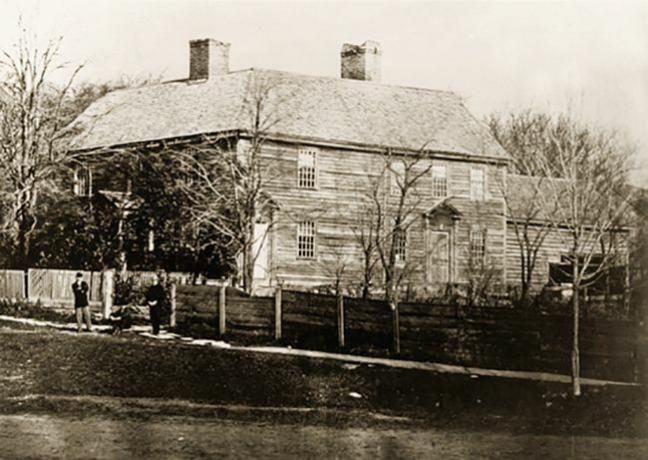 Vista exterior da Catamount Tavern.