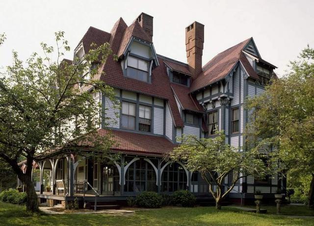 Emlen Physick House, 1878, "Stick Style", do arquiteto Frank Furness, Cape May, Nova Jersey