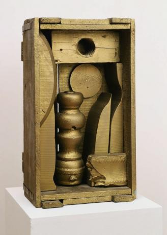 Escultura abstrata por Louise Nevelson