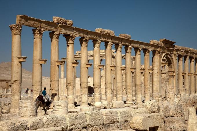 Grande Colunata de Palmyra, Síria