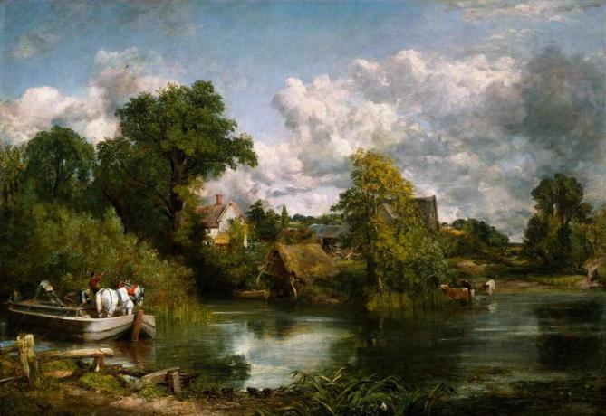 John Constable o cavalo branco