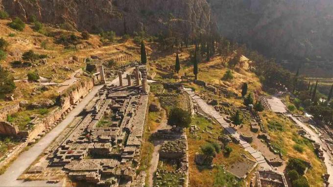 Templo de Apolo em Delfos, Grécia